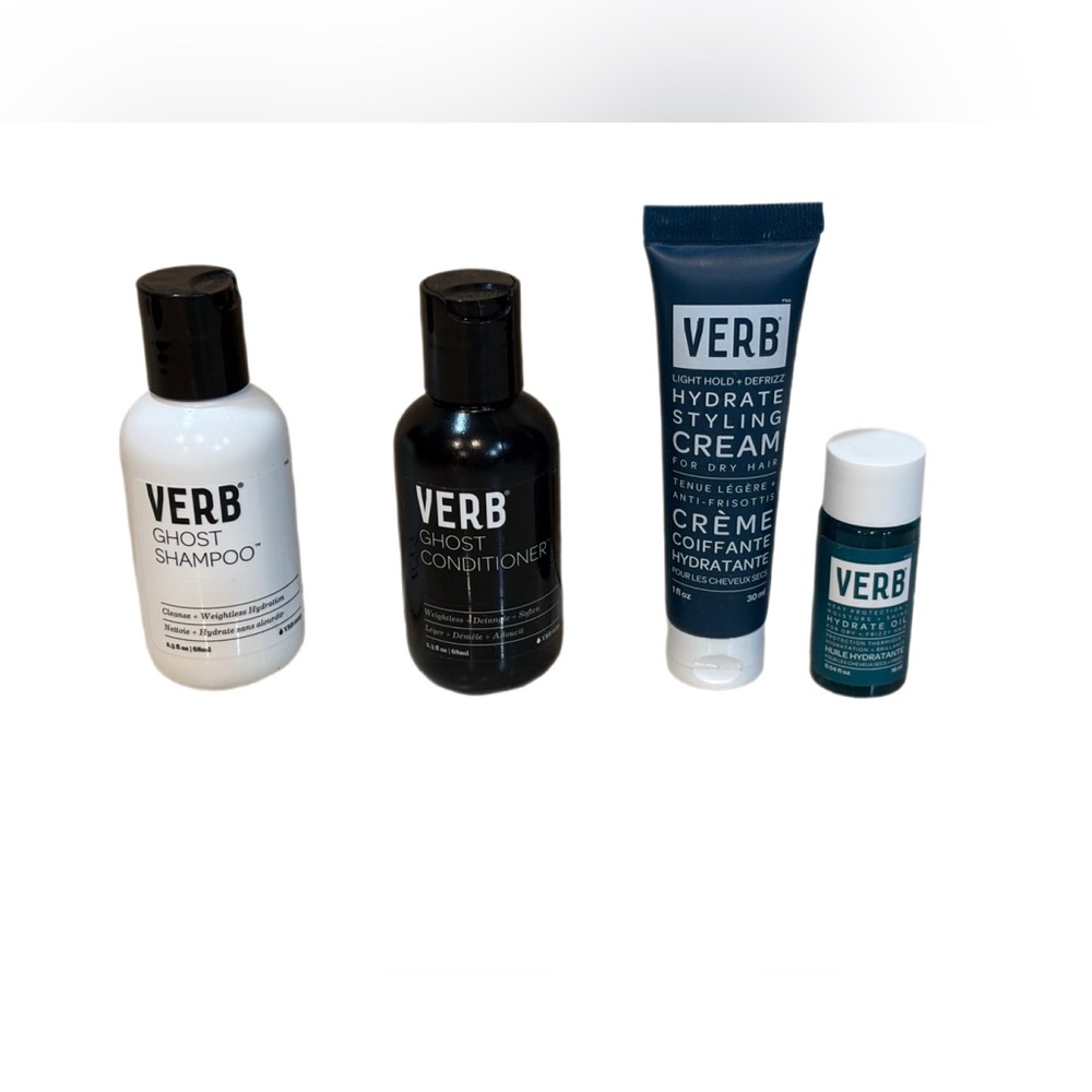 Verb Ghost Hair Care 4 piece Travel Set NEW